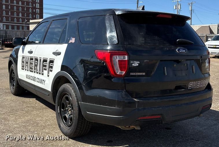 image for item EY9973 2018 Ford Explorer Police Interceptor SUV