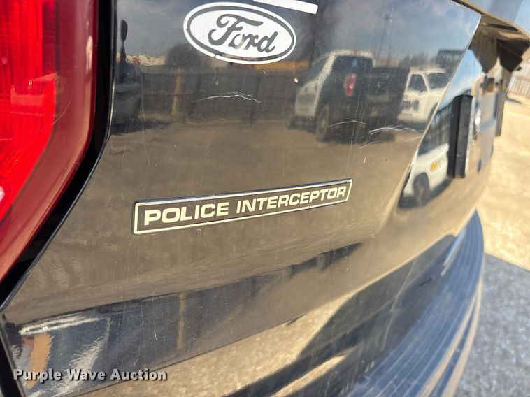 image for item EY9973 2018 Ford Explorer Police Interceptor SUV