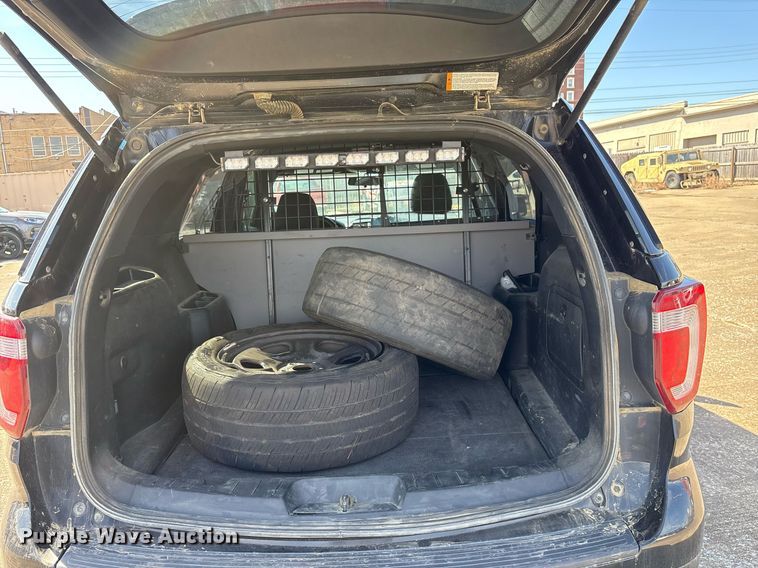 image for item EY9973 2018 Ford Explorer Police Interceptor SUV