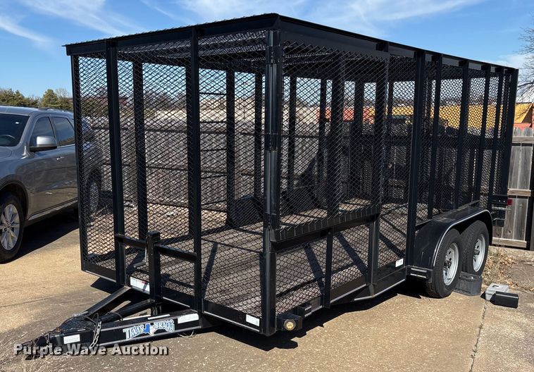 image for item EY9976 2019 Texas Bragg refuse trailer