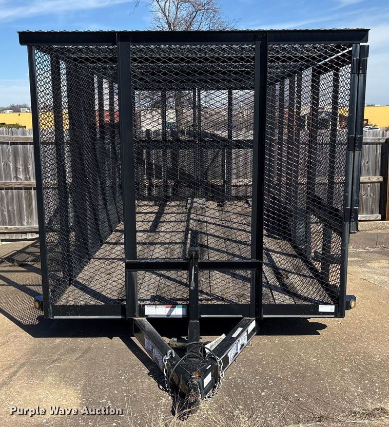 image for item EY9976 2019 Texas Bragg refuse trailer