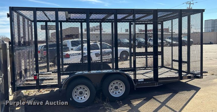 image for item EY9976 2019 Texas Bragg refuse trailer