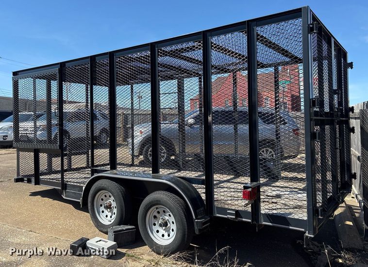 image for item EY9976 2019 Texas Bragg refuse trailer
