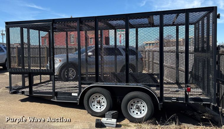 image for item EY9976 2019 Texas Bragg refuse trailer