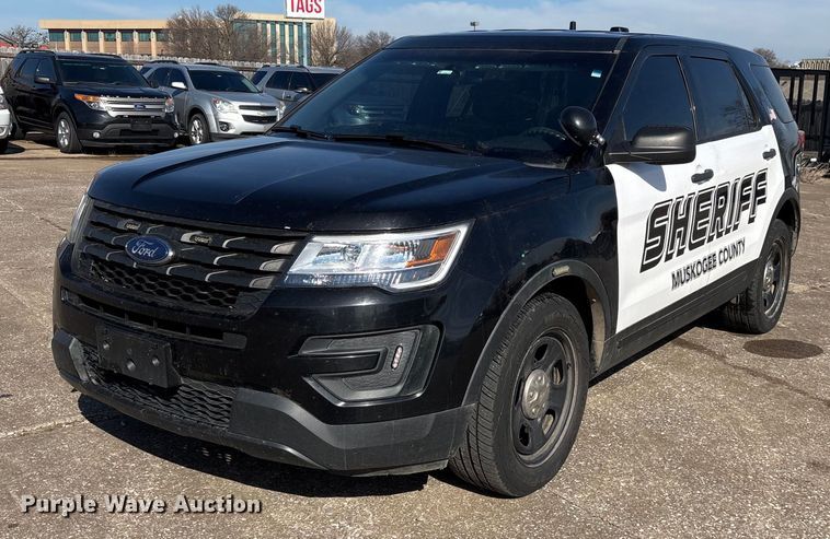 image for item EY9977 2018 Ford Explorer Police Interceptor SUV