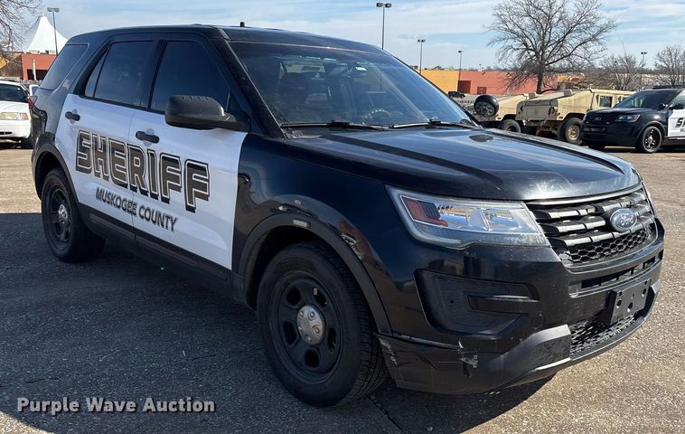 image for item EY9977 2018 Ford Explorer Police Interceptor SUV