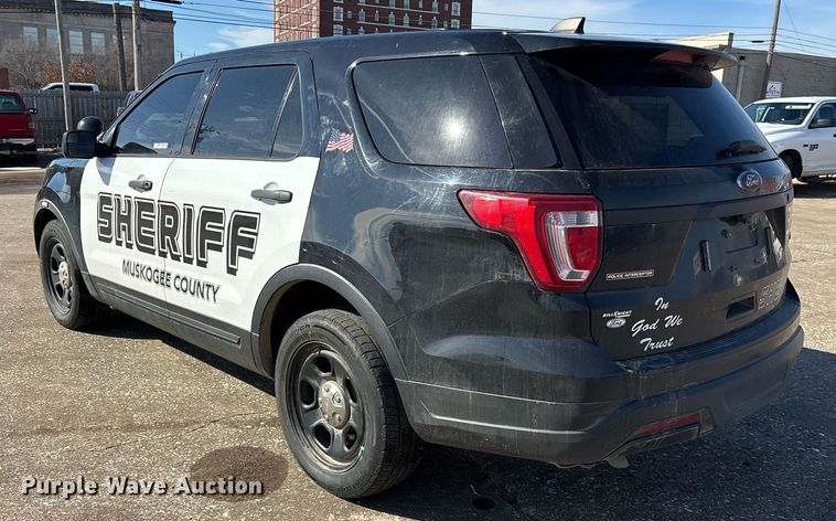 image for item EY9977 2018 Ford Explorer Police Interceptor SUV