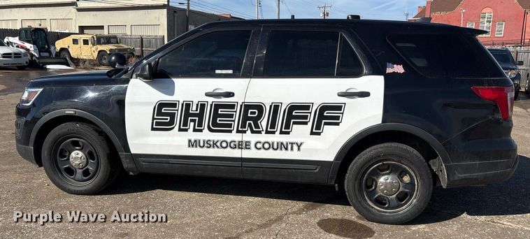 image for item EY9977 2018 Ford Explorer Police Interceptor SUV