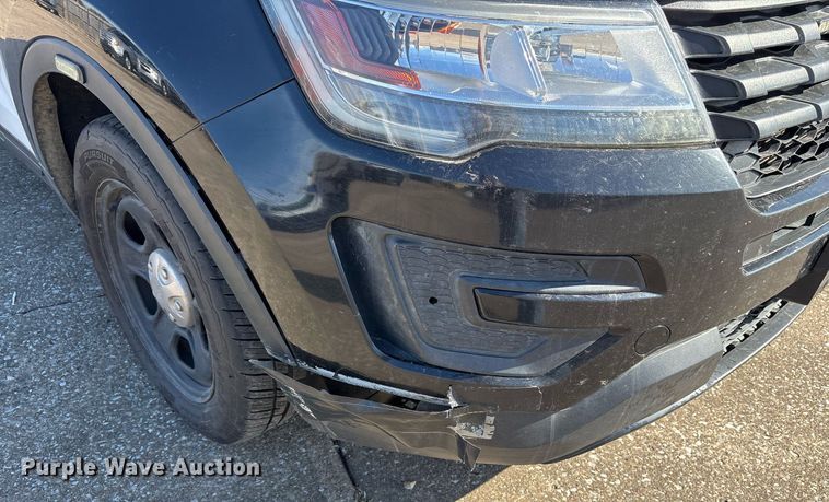 image for item EY9977 2018 Ford Explorer Police Interceptor SUV