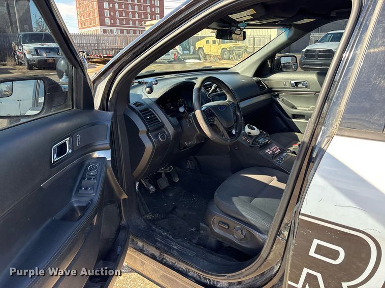 image for item EY9977 2018 Ford Explorer Police Interceptor SUV