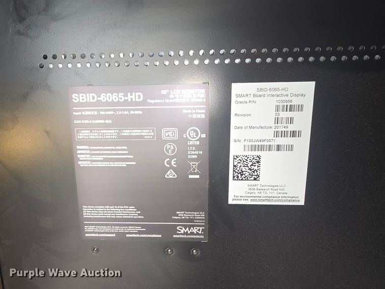 image for item NI9517 2017 Smart SBID-6065-HD smart board