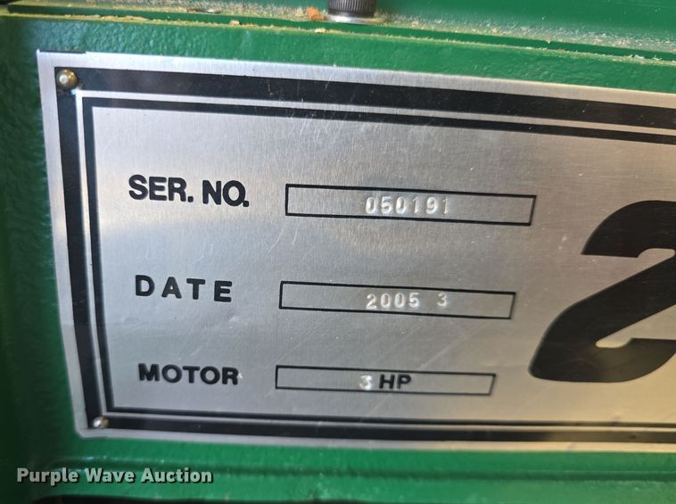 image for item NI9524 2005 Woodtek wood planer