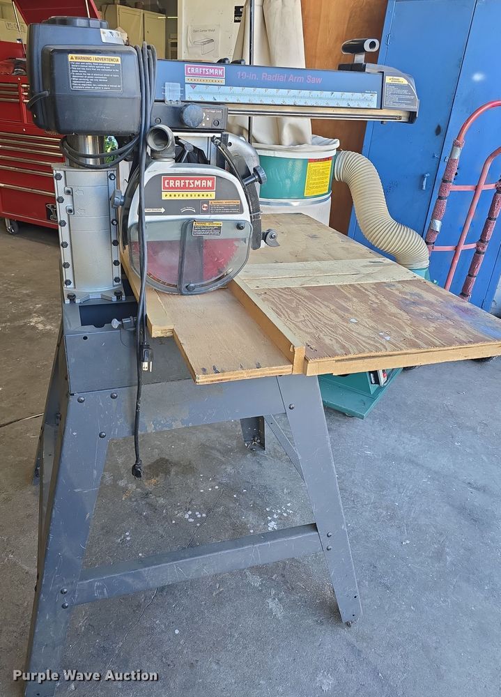 image for item NI9525 Craftsman radial arm saw