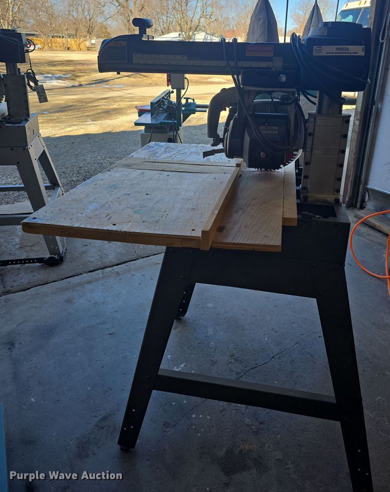 image for item NI9525 Craftsman radial arm saw