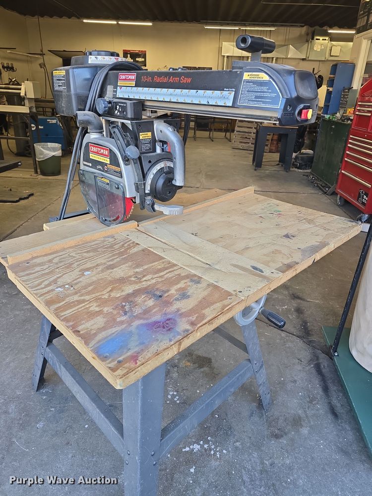 image for item NI9525 Craftsman radial arm saw