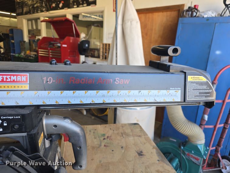 image for item NI9525 Craftsman radial arm saw
