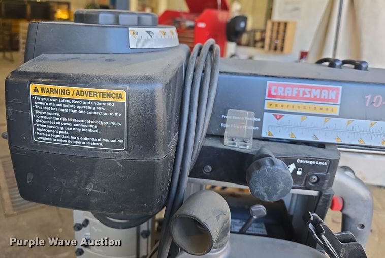 image for item NI9525 Craftsman radial arm saw