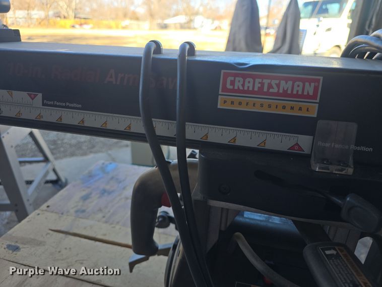 image for item NI9525 Craftsman radial arm saw