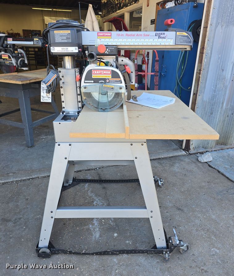 image for item NI9529 Craftsman radial arm saw