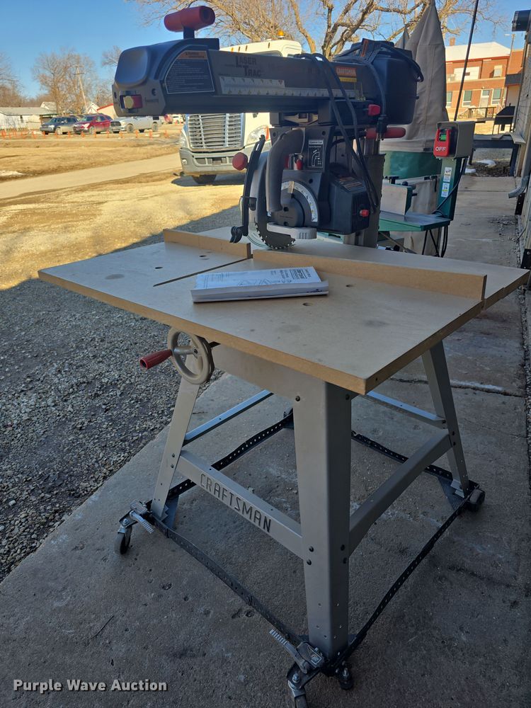 image for item NI9529 Craftsman radial arm saw