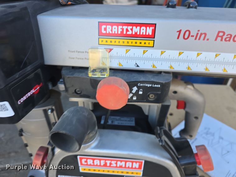 image for item NI9529 Craftsman radial arm saw