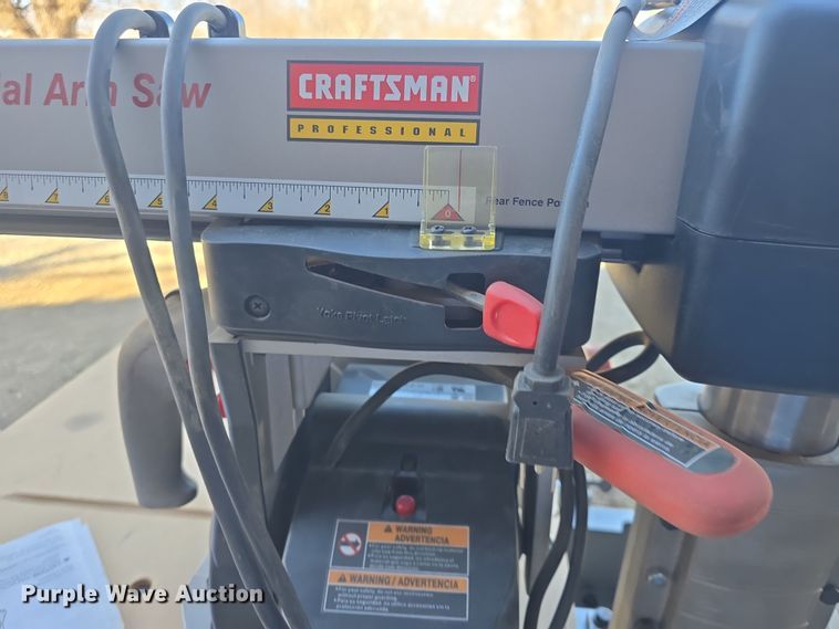 image for item NI9529 Craftsman radial arm saw