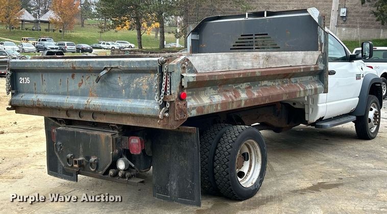 image for item NJ9592 2009 Dodge Ram 5500 Heavy Duty dump truck