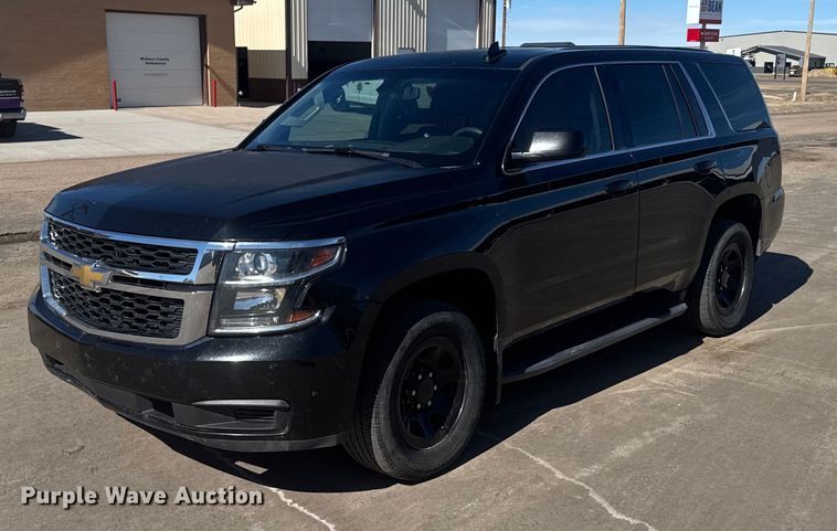 image for item NN9595 2017 Chevrolet Tahoe Police SUV