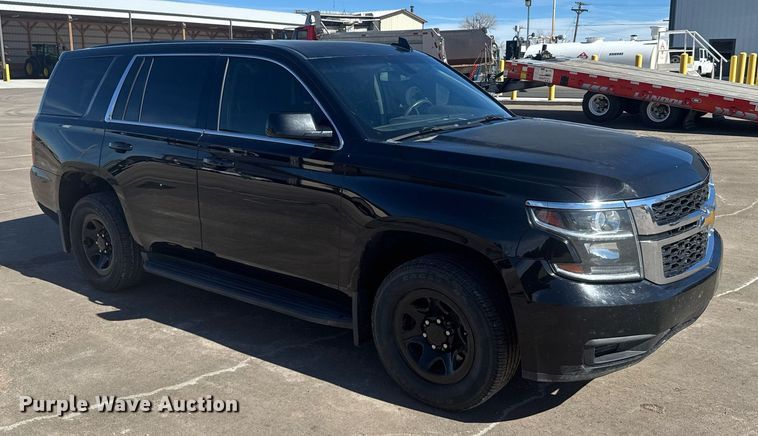 image for item NN9595 2017 Chevrolet Tahoe Police SUV