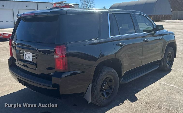 image for item NN9595 2017 Chevrolet Tahoe Police SUV