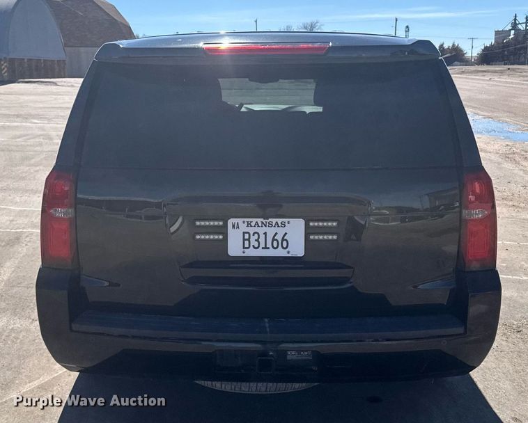 image for item NN9595 2017 Chevrolet Tahoe Police SUV