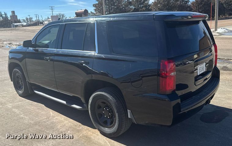 image for item NN9595 2017 Chevrolet Tahoe Police SUV