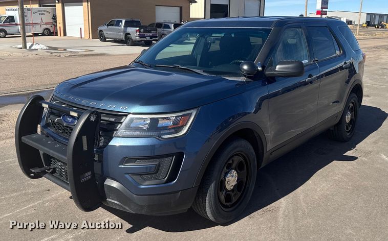 image for item NN9598 2018 Ford Explorer Police Interceptor SUV