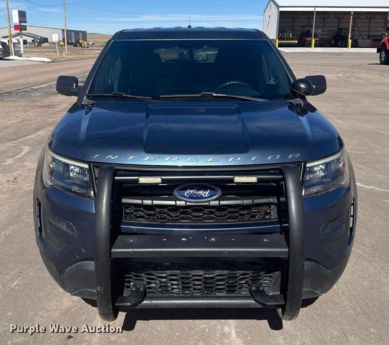 image for item NN9598 2018 Ford Explorer Police Interceptor SUV