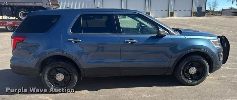 image for item NN9598 2018 Ford Explorer Police Interceptor SUV