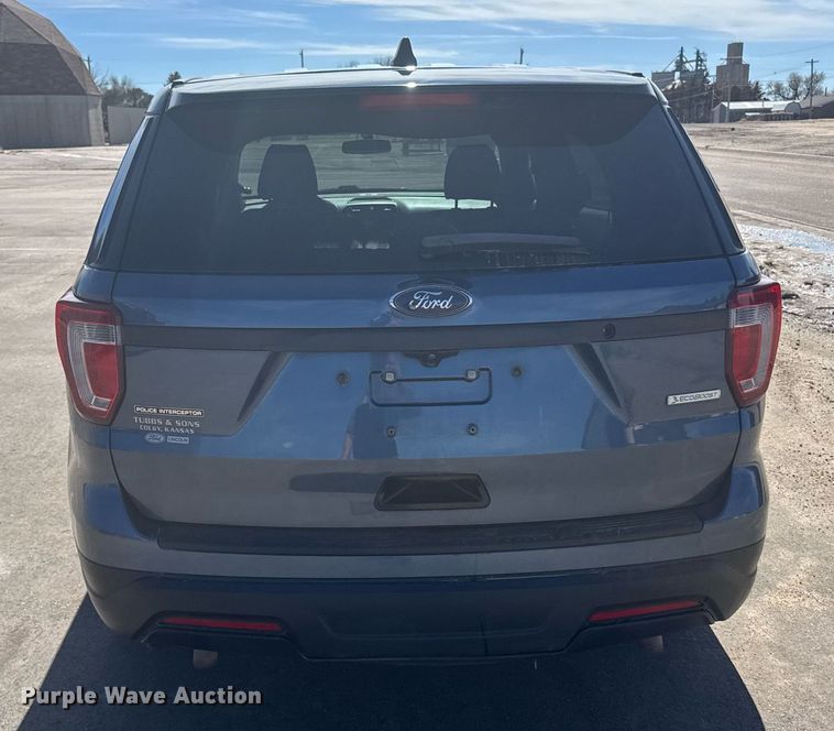 image for item NN9598 2018 Ford Explorer Police Interceptor SUV