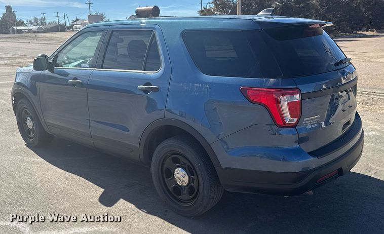 image for item NN9598 2018 Ford Explorer Police Interceptor SUV