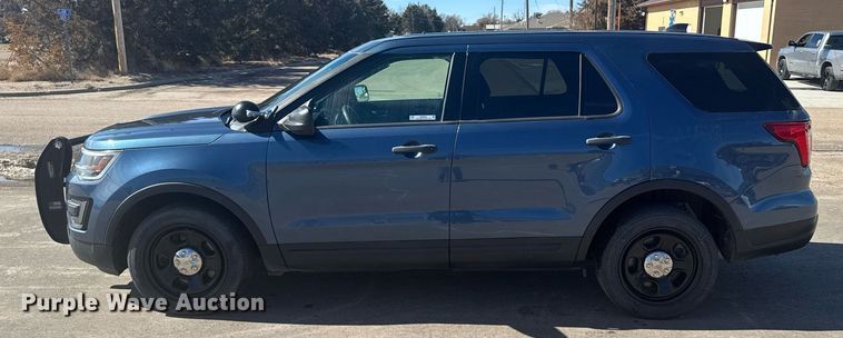 image for item NN9598 2018 Ford Explorer Police Interceptor SUV