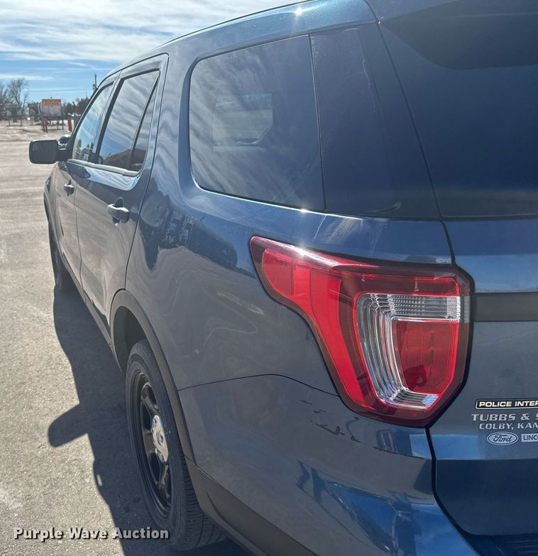 image for item NN9598 2018 Ford Explorer Police Interceptor SUV