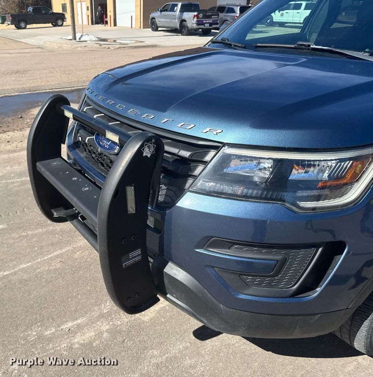 image for item NN9598 2018 Ford Explorer Police Interceptor SUV