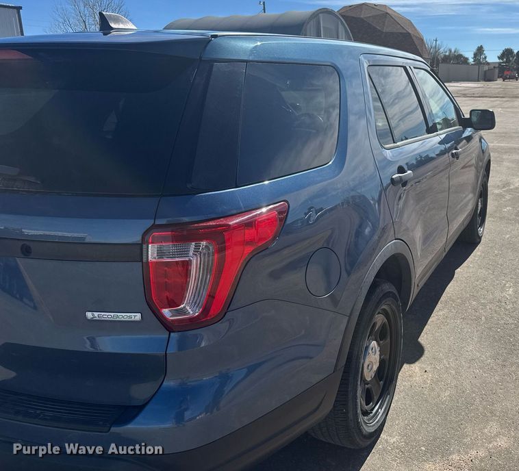 image for item NN9598 2018 Ford Explorer Police Interceptor SUV