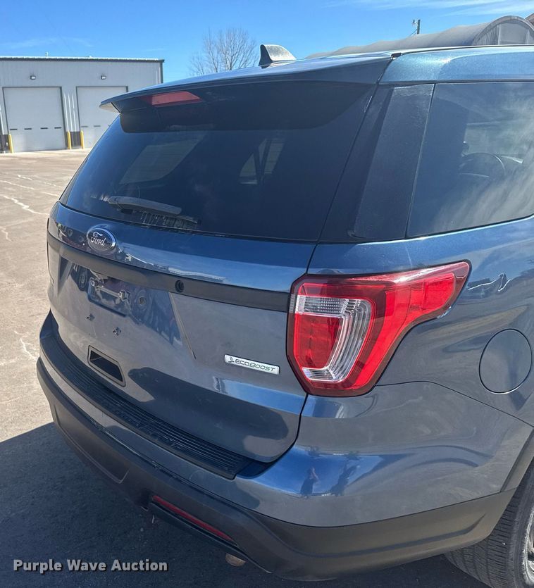 image for item NN9598 2018 Ford Explorer Police Interceptor SUV