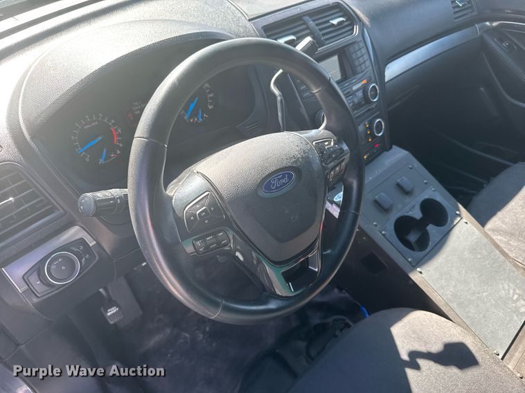 image for item NN9598 2018 Ford Explorer Police Interceptor SUV