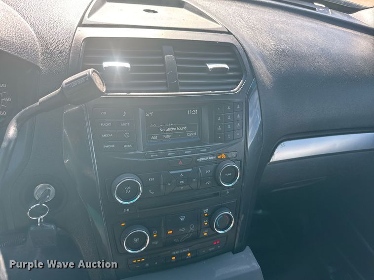 image for item NN9598 2018 Ford Explorer Police Interceptor SUV