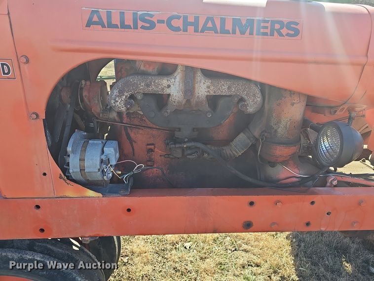 image for item DO7777 1949 Allis-Chalmers WD tractor