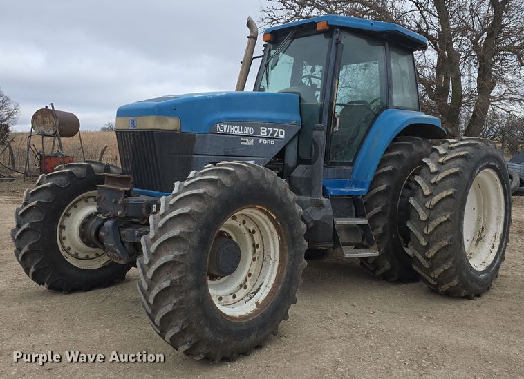 image for item DO7816 1997 New Holland 8770 MFWD tractor