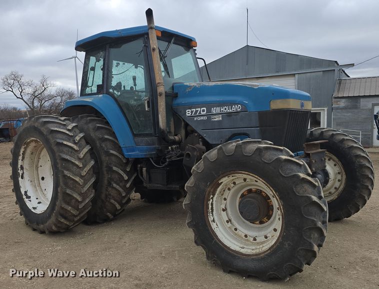 image for item DO7816 1997 New Holland 8770 MFWD tractor