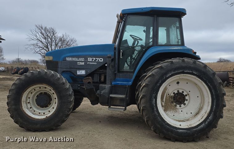 image for item DO7816 1997 New Holland 8770 MFWD tractor