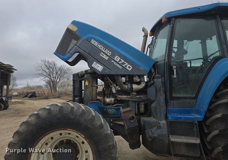 image for item DO7816 1997 New Holland 8770 MFWD tractor