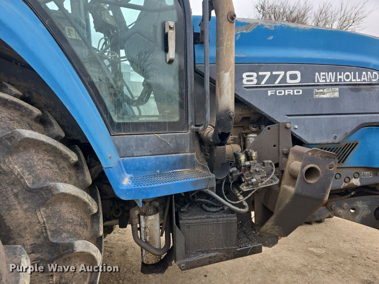 image for item DO7816 1997 New Holland 8770 MFWD tractor